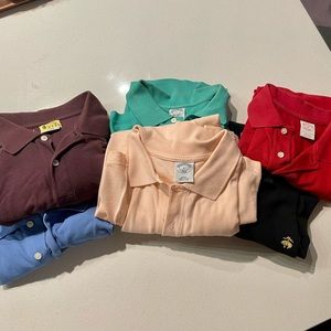 6 mens brooks brothers polos